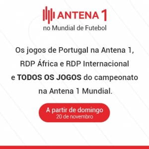 Imagem de A Antena 1 com Portugal no Mundial e todos os jogos no digital