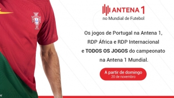 A Antena 1 com Portugal no Mundial e todos os jogos no digital