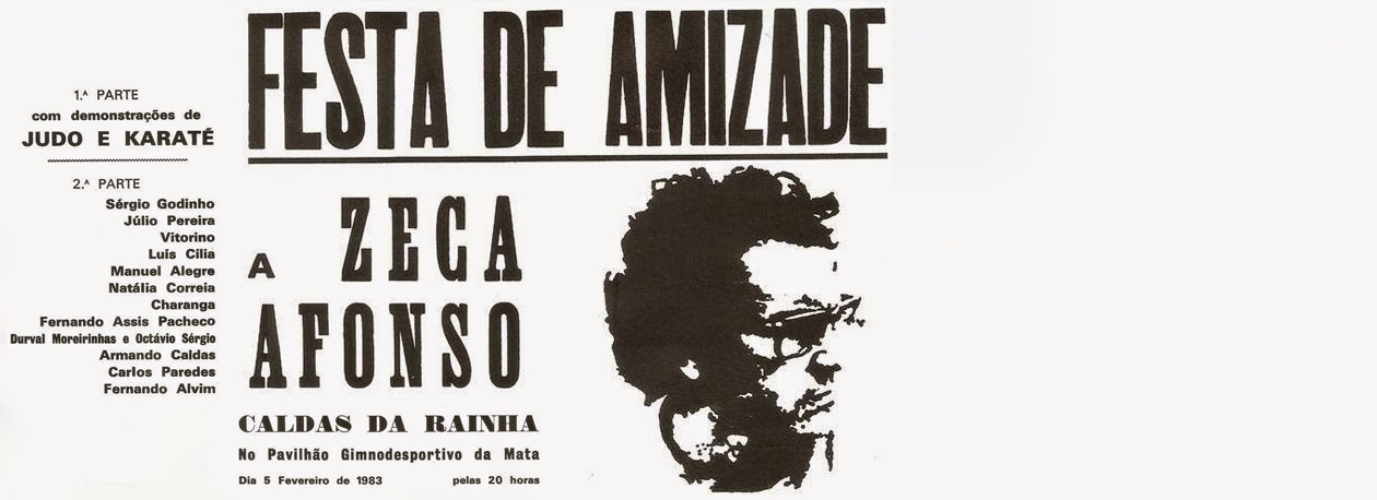Há 40 anos José Afonso dá nas Caldas da Rainha um dos seus últimos concertos