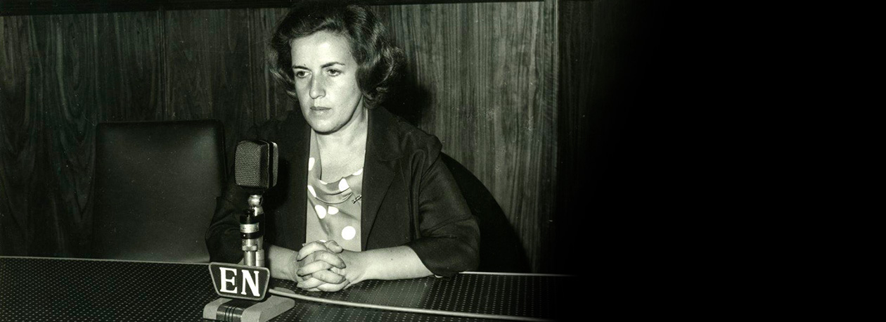 Maria Leonor uma referência na história da rádio Antena 1 RTP