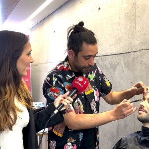 Imagem de O espaço de maquilhagem e cabelos no Festival da Canção 2023