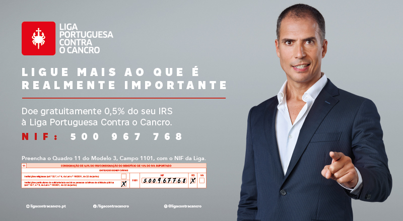 Liga Portuguesa Contra o Cancro: Consignação de 0,5% do IRS