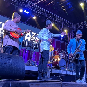 Imagem de Orchestra Baobab na abertura do Kriol Jazz 2023