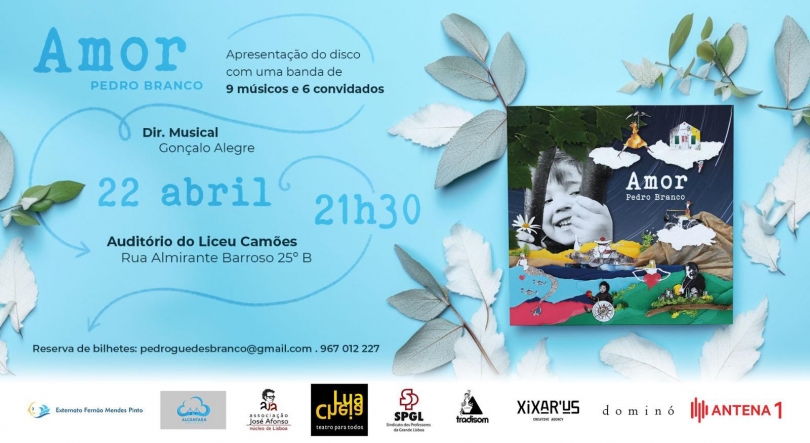 Imagem de Pedro Branco: apresentação do disco “Amor”