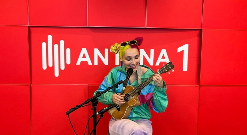 Imagem de Cláudia Pascoal ao vivo na Antena 1