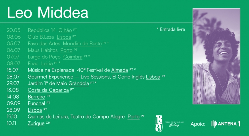 Imagem de Leo Middea: “Gente” ao vivo