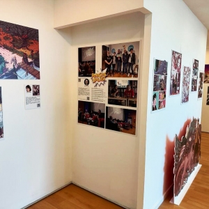 Imagem de Programa da Antena 1 destacado em exposição sobre BD