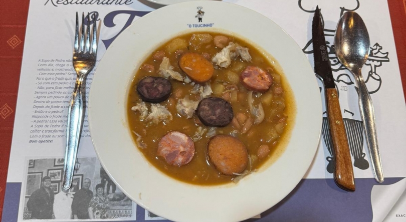 Imagem de Da nossa gastronomia regional: sopa da pedra