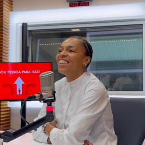 Imagem de Telma Tvon, escritora e rapper, fala com Teresa Dias Mendes