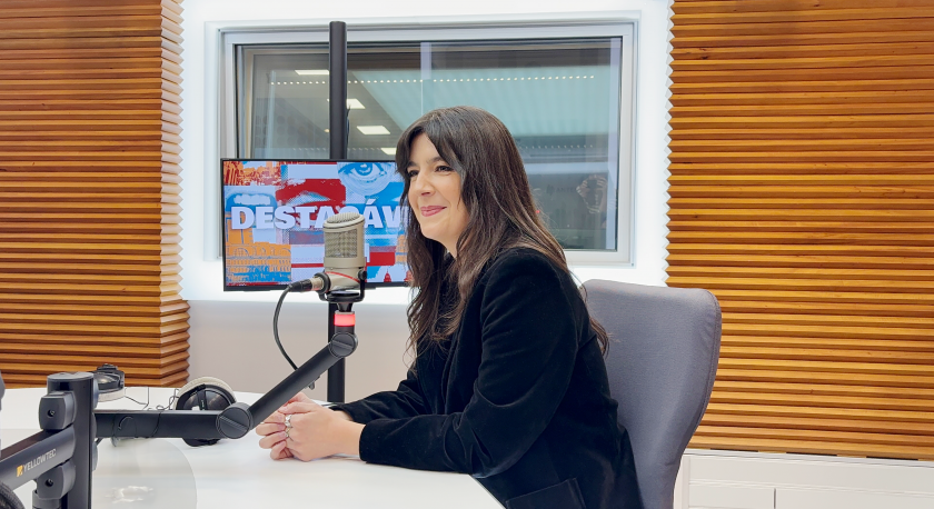 Imagem de Laura Carreira sobre o seu filme “On Falling” no “Destacável”