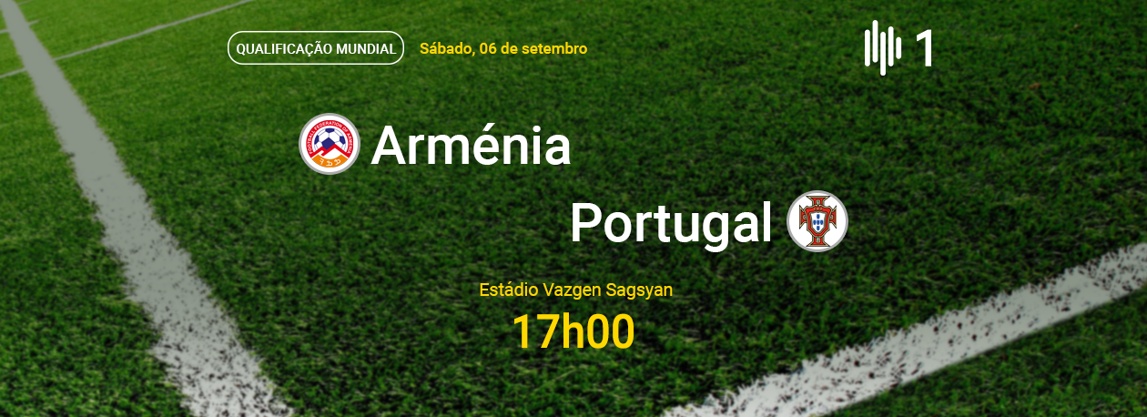 Imagem de Qualificação Mundial 2026 • Arménia x Portugal