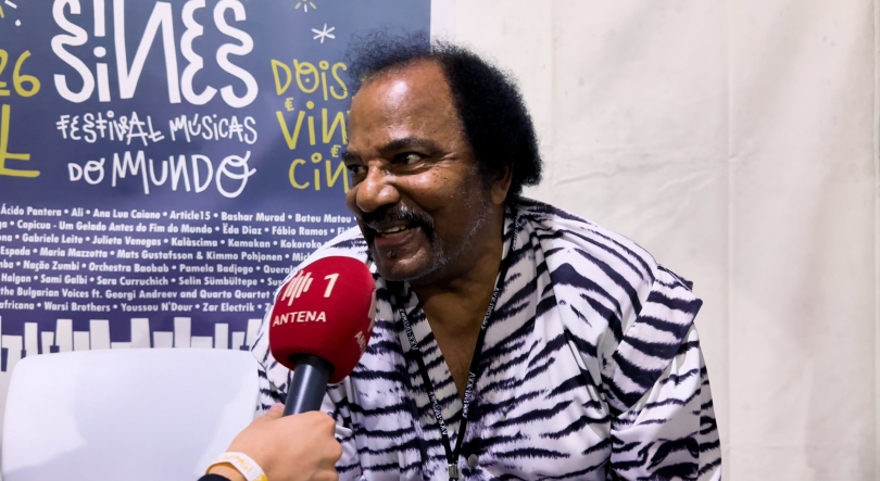 Imagem de Bonga, no FMM Sines, continua fiel à tradição angolana