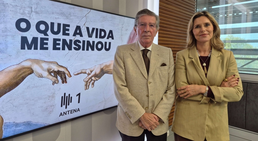 Imagem de Manuel Magalhães e Silva à conversa com Mafalda Anjos