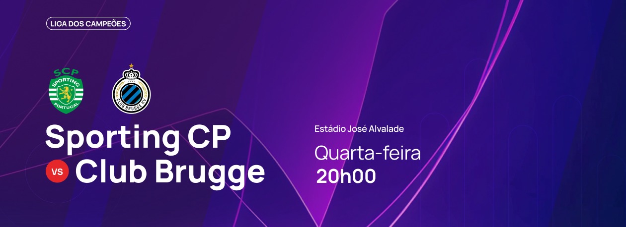 Imagem de Liga dos Campeões • Sporting CP x Club Brugge