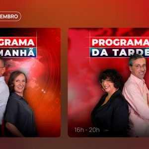 Imagem de Programa da Manhã e Programa da Tarde com novas vozes