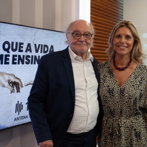 Imagem de Maestro António Victorino de Almeida à conversa com Mafalda Anjos