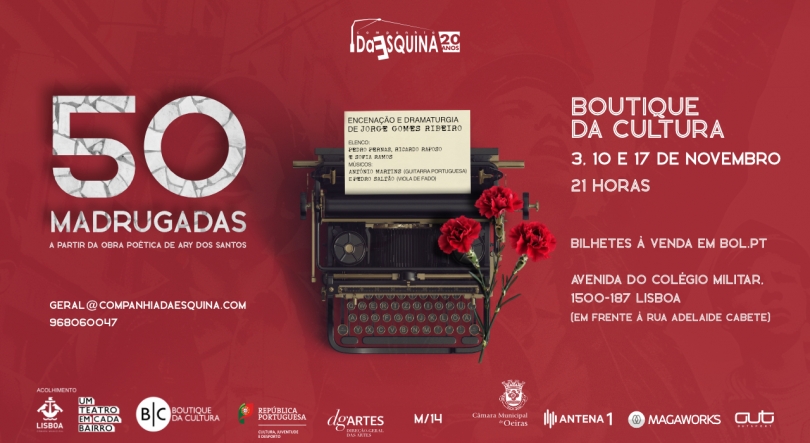 Imagem de 50 Madrugadas – a partir da obra poética de Ary dos Santos