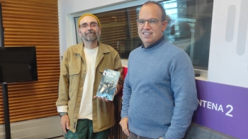 Imagem de Rui Miguel Abreu conversa com Pedro Adão e Silva