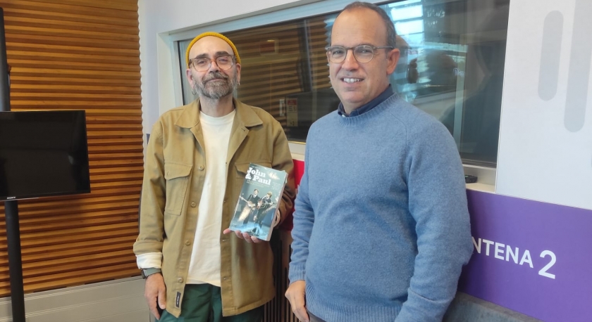 Imagem de Rui Miguel Abreu conversa com Pedro Adão e Silva