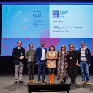 Imagem de “90 Segundos de Ciência” ganha Prémio Ciência Viva Media 2025