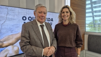 Imagem de Basílio Horta à conversa com Mafalda Anjos