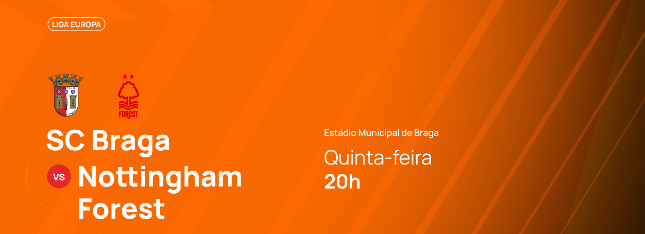 Imagem de Liga Europa • SC Braga x Nottingham Forest