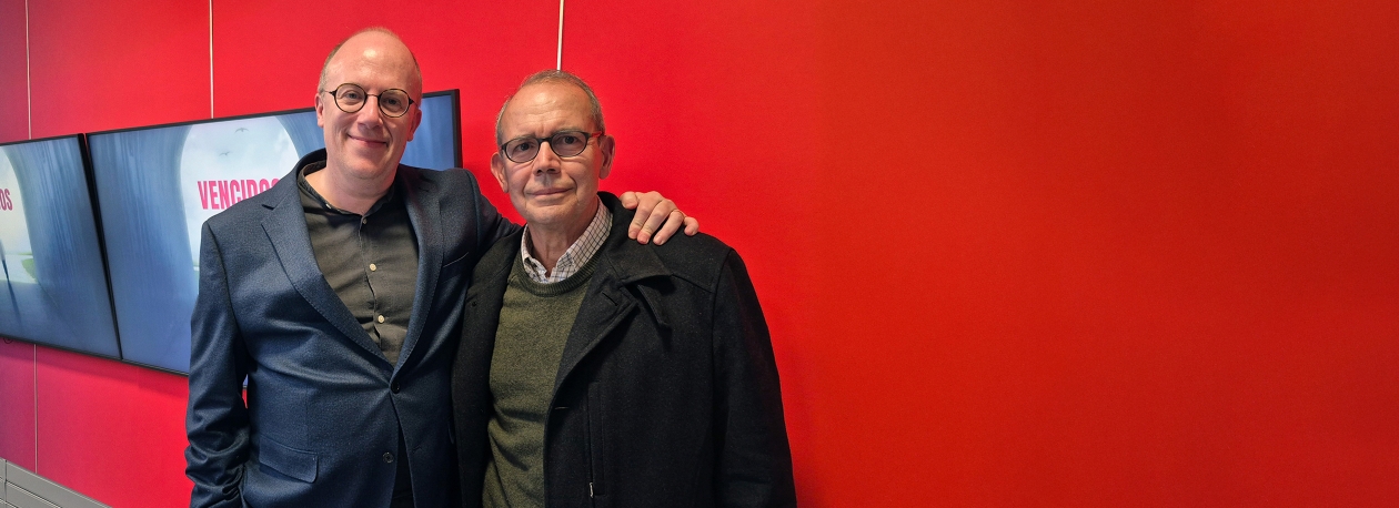 Imagem de Viriato Soromenho Marques conversa com Luís Osório