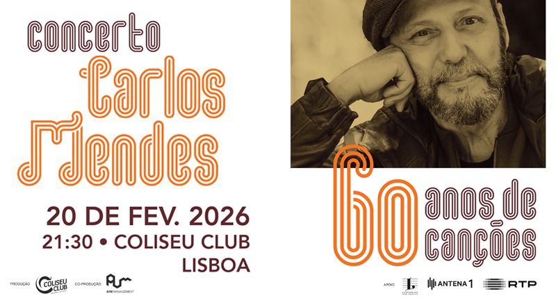 Imagem de Carlos Mendes: 60 Anos de Canções ao Vivo