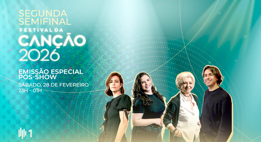 Imagem de Festival da Canção 2026: a 2.ª semifinal acontece sábado!