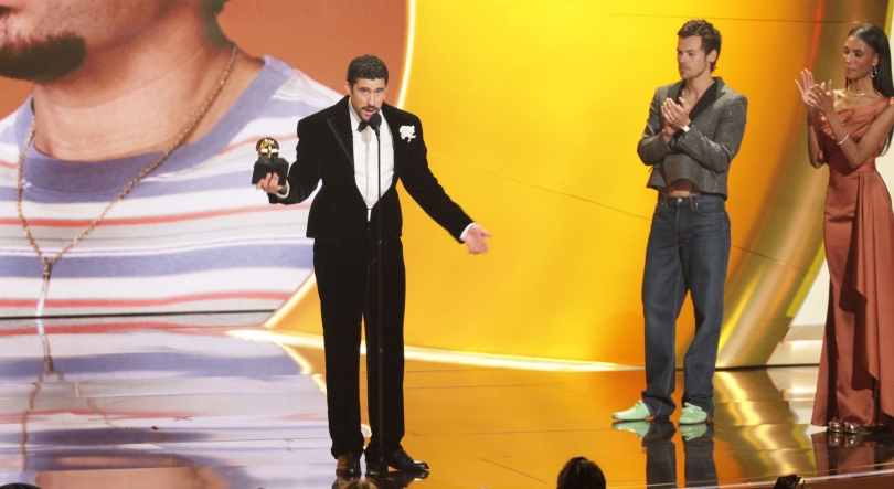 Imagem de Bad Bunny fez história nos Grammys 2026