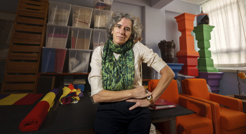 Imagem de Ana Pérez-Quiroga à conversa com Inês Maria Meneses