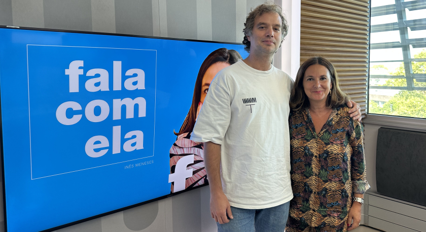 Imagem de Benjamim à conversa com Inês Meneses