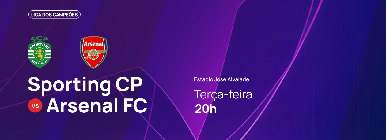 Imagem de Liga dos Campeões • Sporting x Arsenal