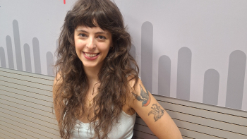 Imagem de “Mesa para Dois” com a pintora Margarida Almeida
