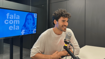 Imagem de José Condessa à conversa com Inês Maria Meneses