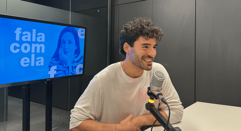Imagem de José Condessa à conversa com Inês Maria Meneses