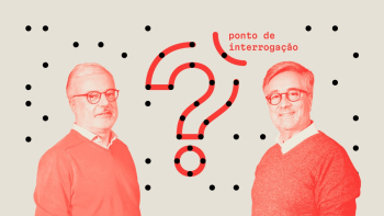 Imagem de Um podcast com “Ponto de Interrogação”