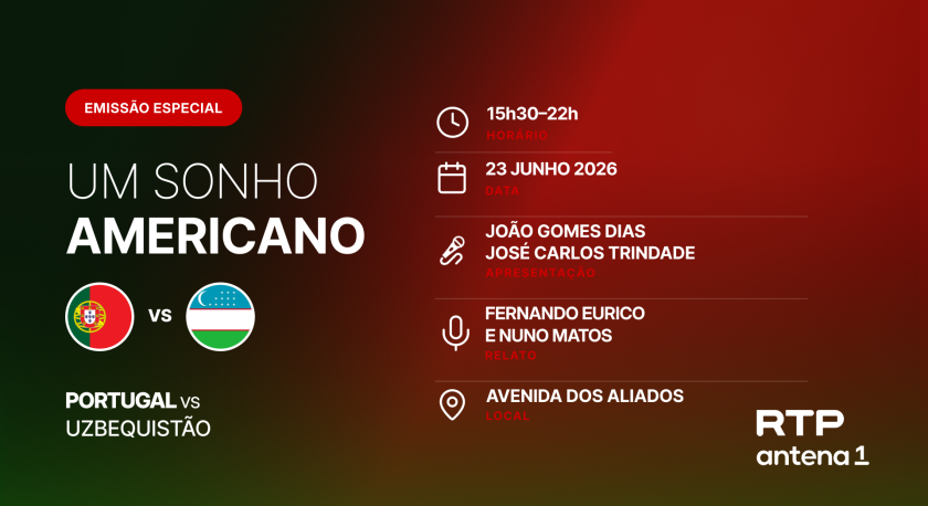 Imagem de A RTP Antena 1 acompanha a Seleção Nacional