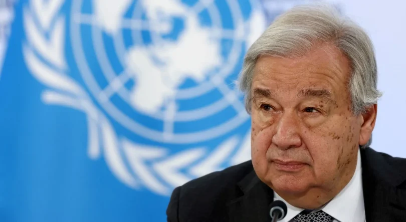Imagem de Guterres na ONU, as burcas em Portugal