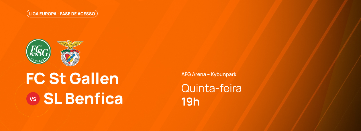 Imagem de Liga Europa • FC St Gallen x SL Benfica