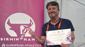 Imagem de Jornalista da RTP Antena 1 distinguido pela Federação Internacional de Atletismo