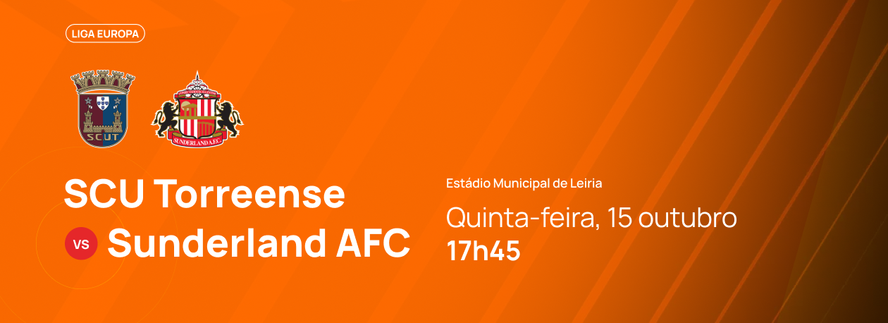 Imagem de Liga Europa • SCU Torreense x Sunderland AFC