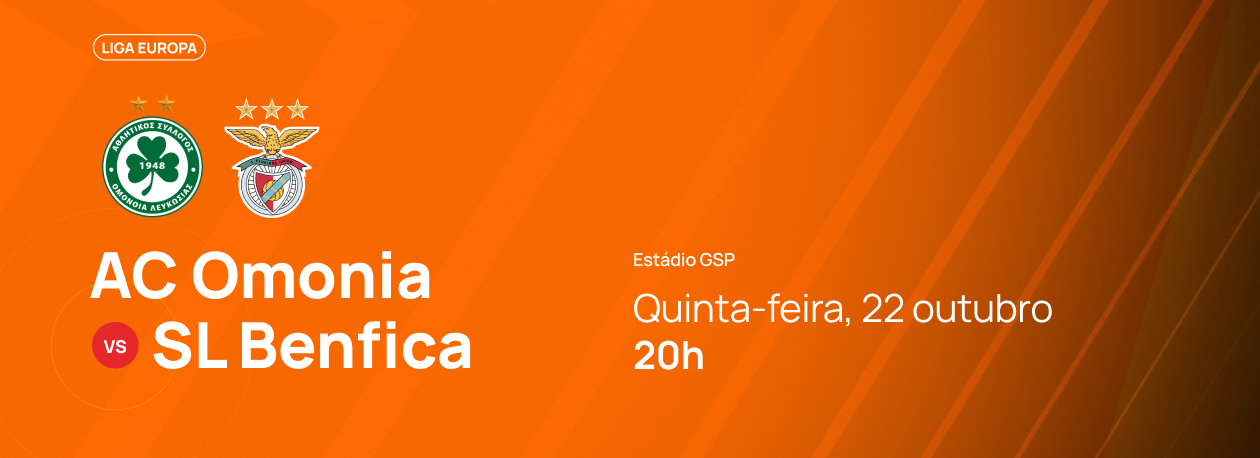 Imagem de Liga Europa • AC Omonia x SL Benfica