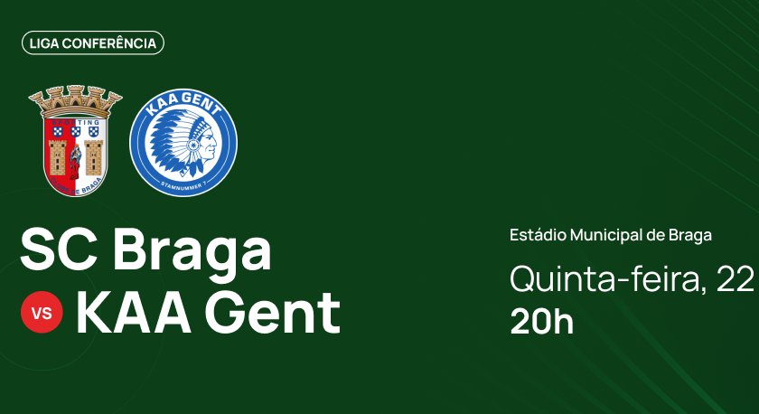 Imagem de Liga Conferência • Braga x Gent