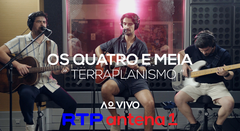 Imagem de Os Quatro e Meia: “Terraplanismo” (Ao Vivo)