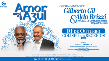Imagem de “Amor Azul”: ópera-canção de Gilberto Gil & Aldo Brizzi